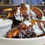 honey hot fried turkey wings