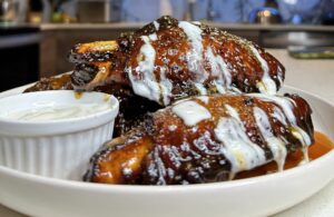 honey hot fried turkey wings