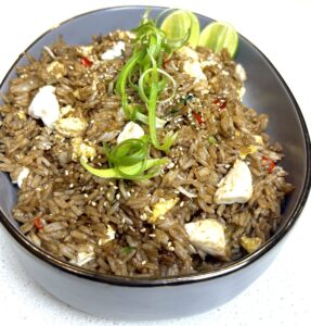 Jumbo lump crab fried rice