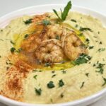Hummus w/ Chili Lime Shrimp