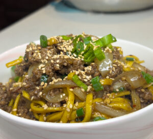Mongolian Beef Noodles