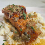 salmon piccata