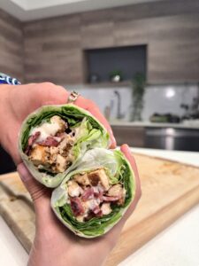 Chicken Bacon Caesar Lettuce Wrap
