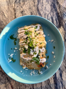 White Chicken Enchiladas