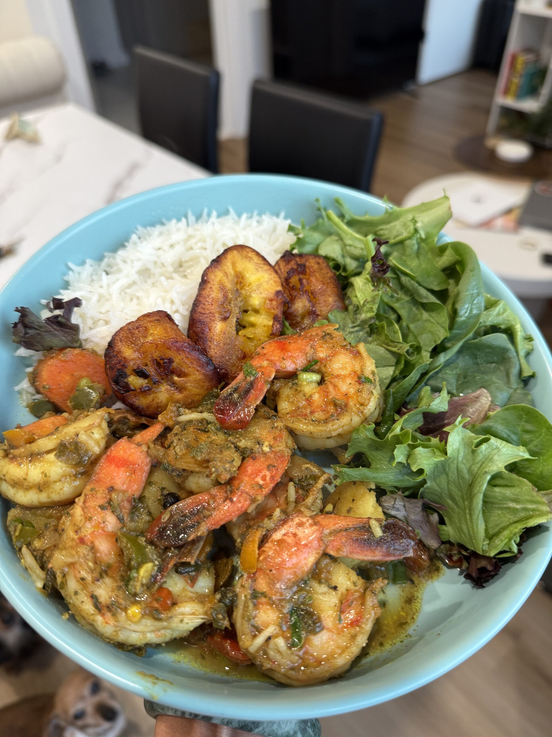 Single Serve Curry Shrimp