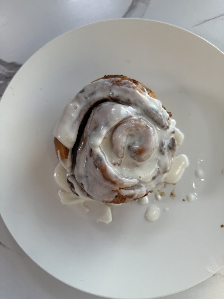 Single Serve Cinnamon Roll