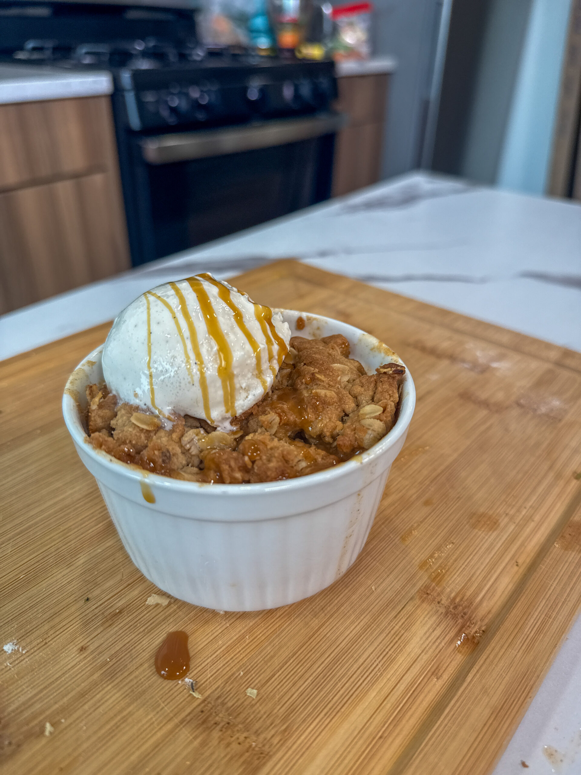 Single Serve Apple Crisp